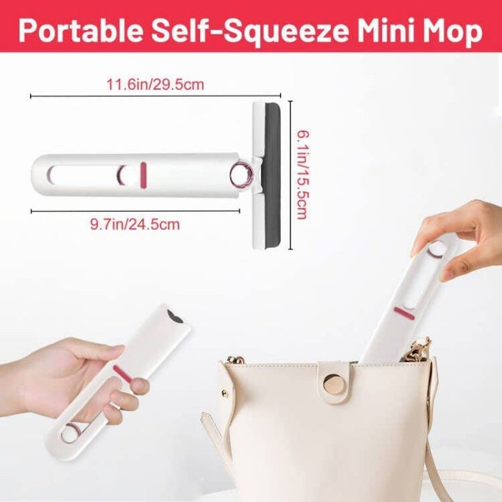 Portable mini mop cleaner